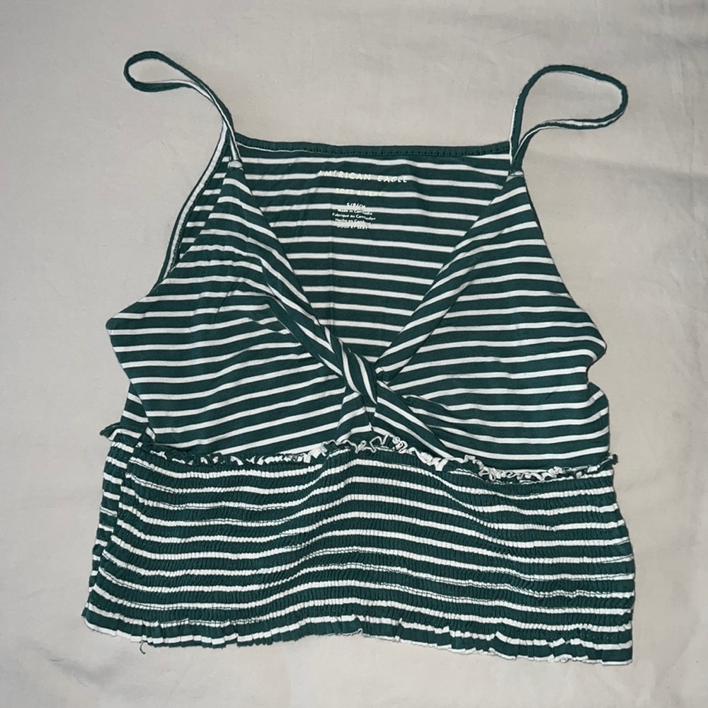 AMERICAN EAGLE Twist Front Tank Top 💚